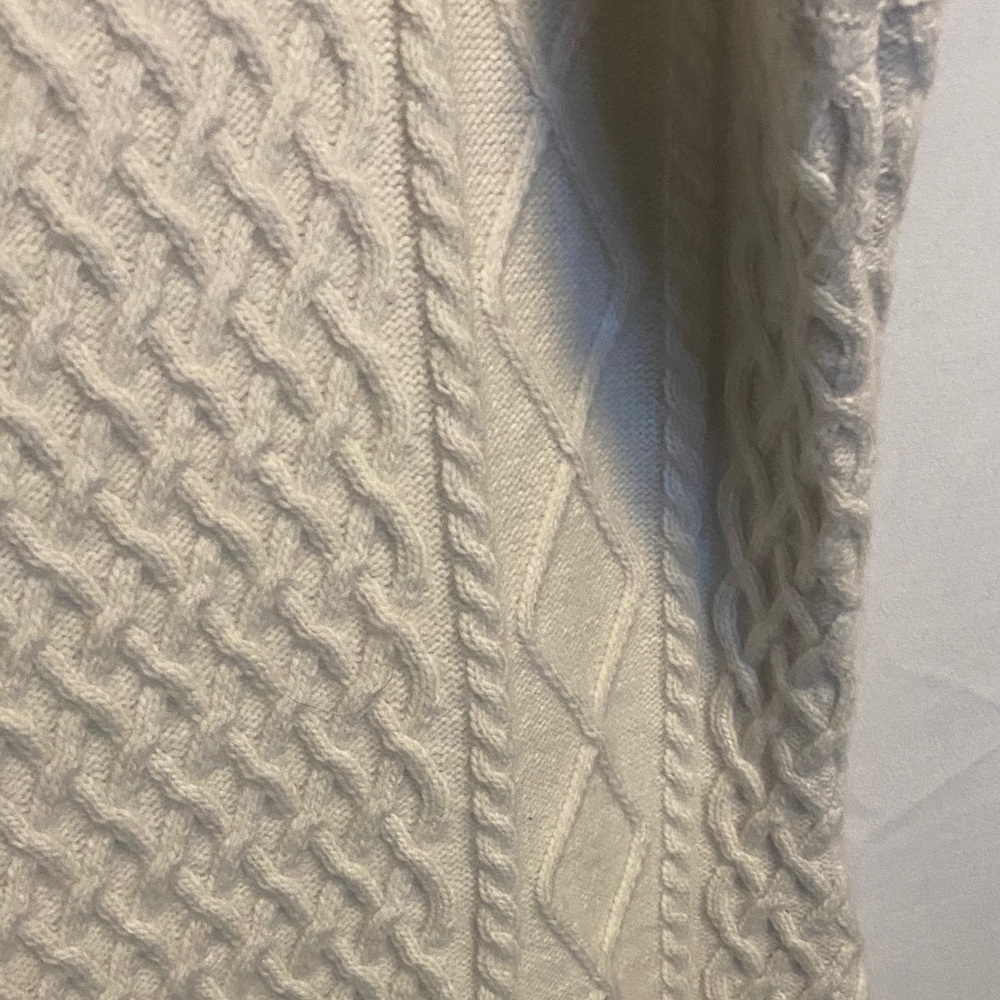 H&M Cream Cable Knit Mini Dress - Picture 6 of 10